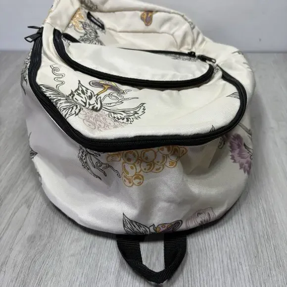 Vans Backpack Grapes Vines Floral Mushroom Adult Size Skateboard Apperal - Picture 6 of 11